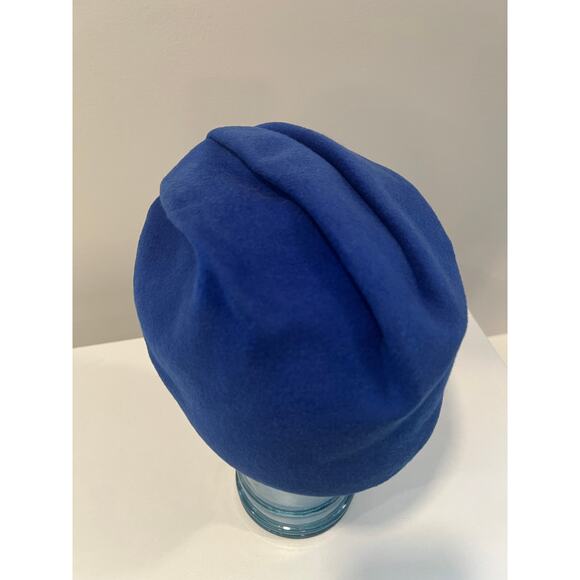 Vintage Henry Pollak 1950s-60s Unique 100% Wool Hat Blue JL main image 6